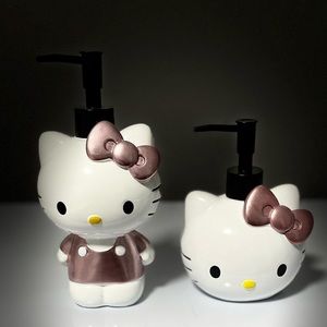 Hello Kitty Rose GoldPINK Hand Soap Dispensers
